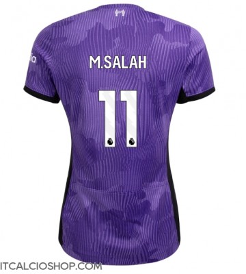 Liverpool Mohamed Salah #11 Terza Maglia Femmina 2023-24 Manica Corta